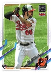 2021 Topps UK Edition Base Set Ryan McKenna #63 card