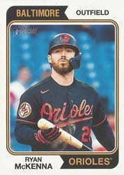 2023 Topps Heritage Base Set Ryan McKenna #676 card