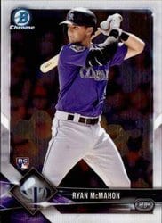 2018 Bowman Chrome Base Set Ryan McMahon #36 card