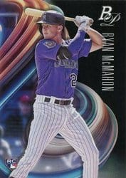 2018 Bowman Platinum Base Set Ryan McMahon #74 card