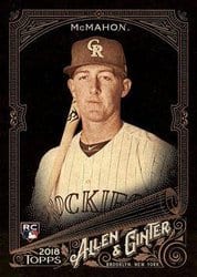 2018 Topps Allen & Ginter X Base Set Ryan McMahon #272 card