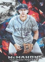 2018 Topps Fire Base Set Ryan McMahon #32 card