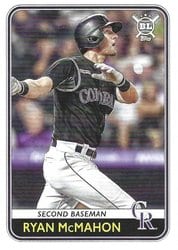 2020 Topps Big League Base Set Ryan McMahon #38 card
