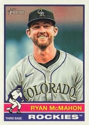 2025 Topps Heritage Base Set Ryan McMahon #457 card