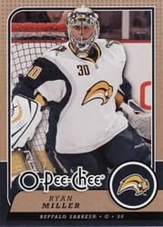 2008-09 O-Pee-Chee Base Set Ryan Miller #53 card