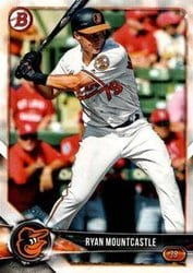 2018 Bowman Draft Base Set Ryan Mountcastle #BD-167 card