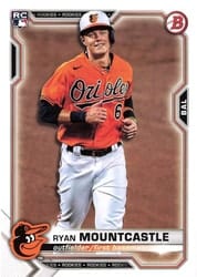 2021 Bowman Base Set Ryan Mountcastle #41 card