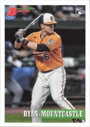 2021 Bowman Heritage Base Set Ryan Mountcastle #73 card