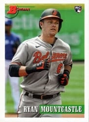 2021 Bowman Heritage Base Set Ryan Mountcastle #73b card