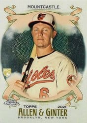2021 Topps Allen & Ginter Chrome Base Set Ryan Mountcastle #12 card