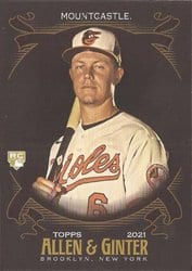 2021 Topps Allen & Ginter X Base Set Ryan Mountcastle #12 card