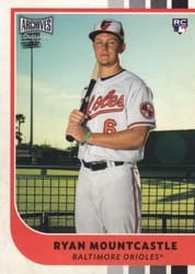 2021 Topps Archives Snapshots Base Set Ryan Mountcastle #25 card