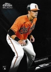 2021 Topps Chrome Black Base Set Ryan Mountcastle #2 card