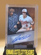2021 Topps Chrome Black Super Futures Autographs Ryan Mountcastle #SFA-RM card