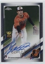 2021 Topps Chrome Rookie Autographs Ryan Mountcastle #RA-RM card