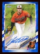 2021 Topps Chrome Sapphire Edition Rookie Autographs Ryan Mountcastle #RA-RM card