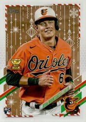 2021 Topps Holiday Base Set Ryan Mountcastle #HW174 card