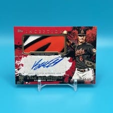 2021 Topps Inception Autograph Patch Cards Ryan Mountcastle #APC-RM card