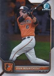 2022 Bowman Chrome Base Set Ryan Mountcastle #91 card