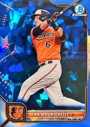 2022 Bowman Chrome Sapphire Edition Base Set Ryan Mountcastle #91 card