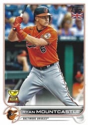 2022 Topps UK Edition Base Set Ryan Mountcastle #55 card
