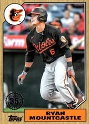 2022 Topps Update 1987 Topps Ryan Mountcastle #87TBU-9 card