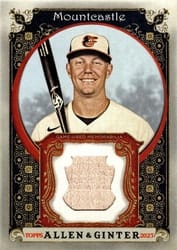 2023 Topps Allen & Ginter Relics (Pattern B) Ryan Mountcastle #AGRB-RM card