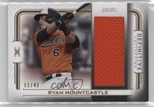 2023 Topps Definitive Collection Jumbo Relic Collection Ryan Mountcastle #DJR-MOU card