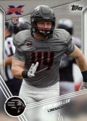 2020 Topps XFL Base Set Ryan Mueller #4 card