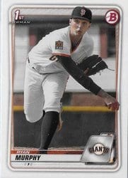 2020 Bowman Draft Base Set Ryan Murphy #BD-166 card