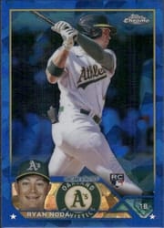 2023 Topps Chrome Update Sapphire Edition Base Set Ryan Noda #USCS75 card