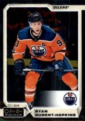 2018-19 O-Pee-Chee Platinum Base Set Ryan Nugent-Hopkins #92 card