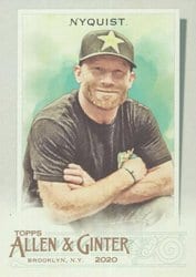 2020 Topps Allen & Ginter Base Set Ryan Nyquist #254 card