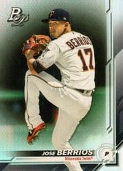 2019 Bowman Platinum Base Set Ryan O'Hearn #93 card