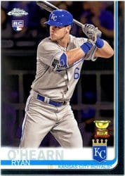 2019 Topps Chrome Base Set Ryan O'Hearn #53 card