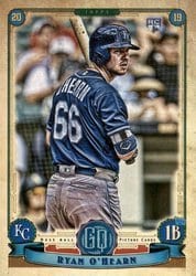 2019 Topps Gypsy Queen Base Set Ryan O'Hearn #145 card