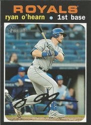 2020 Topps Heritage Base Set Ryan O'Hearn #470 card