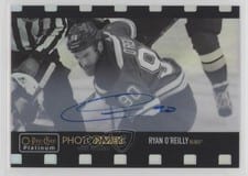 2021 O-Pee-Chee Platinum 2020 Update Photo Driven Rainbow Autograph Ryan O'Reilly #PD-13 card