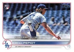 2022 Topps Update Base Set Ryan Pepiot #US258 card