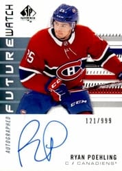 2019-20 SP Authentic Base Set Ryan Poehling #161 card