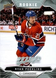 2019-20 Upper Deck MVP Base Set Ryan Poehling #249 card