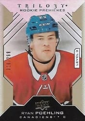 2019-20 Upper Deck Trilogy Base Set Ryan Poehling #128 card