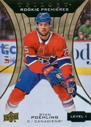 2019-20 Upper Deck Trilogy Base Set Ryan Poehling #62 card