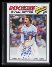 2026 Topps Heritage Real One Autographs Ryan Ritter #ROA-RR card