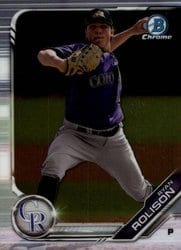 2019 Bowman Chrome Prospects Ryan Rolison #BCP-196 card