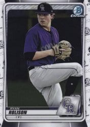 2020 Bowman Chrome Prospects Ryan Rolison #BCP-137 card