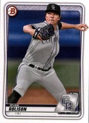 2020 Bowman Draft Base Set Ryan Rolison #BD-36 card
