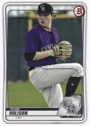 2020 Bowman Prospects Ryan Rolison #BP-137 card