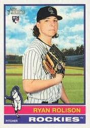2025 Topps Heritage Base Set Ryan Rolison #681 card