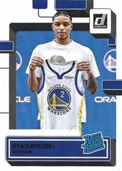 2022-23 Donruss Base Set Ryan Rollins #244 card